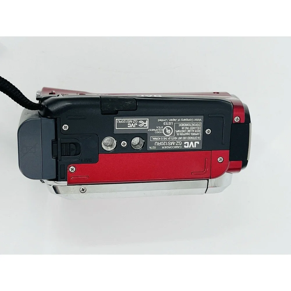 JVC Everio GZ-MS120RU Flash Media Camcorder Red UNTESTED AS-IS